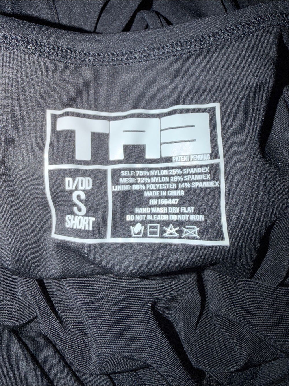 TA3 Lifty Black one piece - small short - Picture 2 of 3